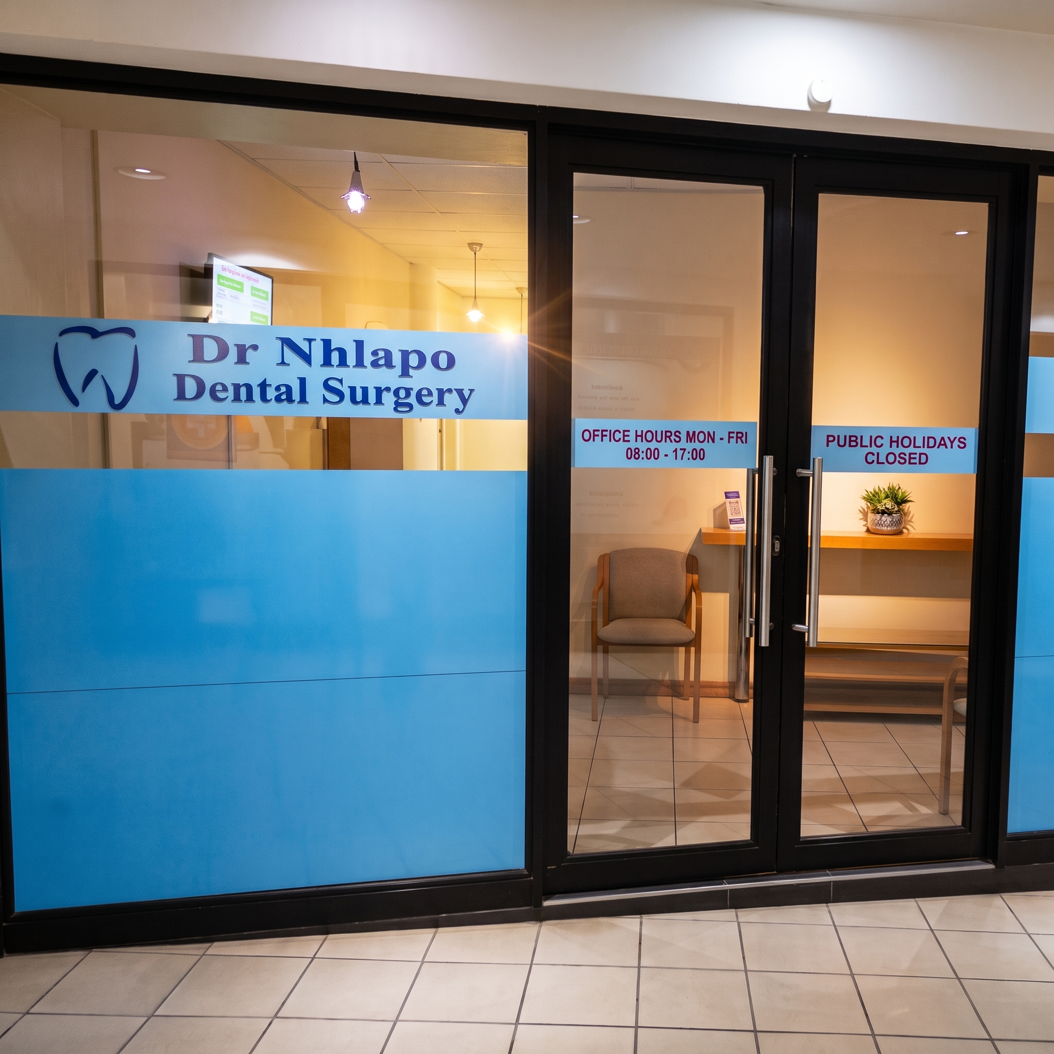 Dr Nhlapho Clinic Entrance